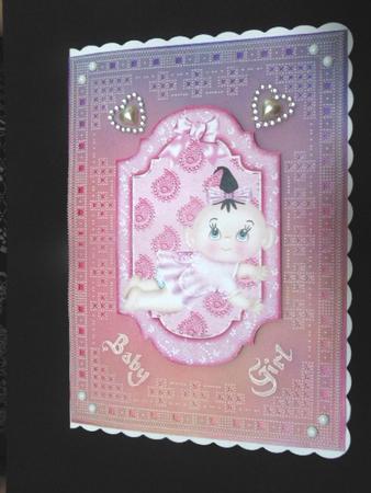 Cute Toppers Baby Girl by Angela Riley