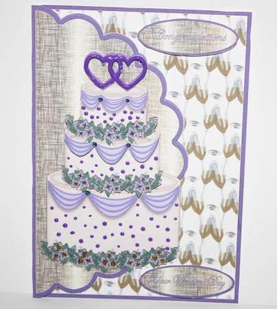 Wedding Day Cake by Angela Ludwig