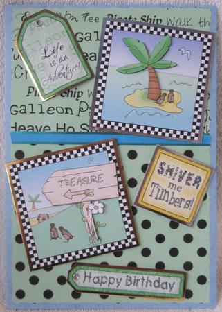 Treasure Island Kit with 3D Decoupage by Angela MacWillson