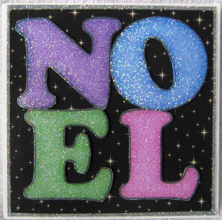 Glitter Noel O N Stars by Angela MacWillson