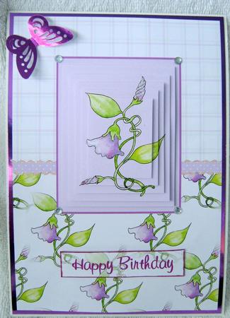 Pretty Floral Pyramid by Angela MacWillson