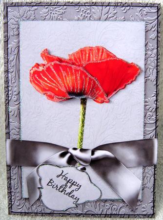Poppy on Silver Step by Step by Angela MacWillson