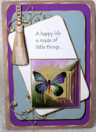 Little Things Pyramid Card Topper by Angela MacWillson