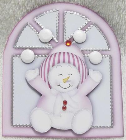 Playful Snowman #1 by Angela MacWillson