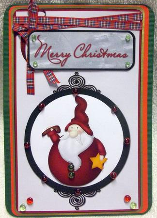 Santa Ornament by Angela MacWillson