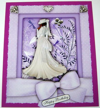 Diamonds Are Forever Step by Step Card Front by Angela MacWillson