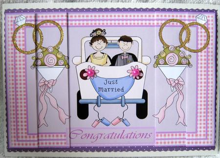 Wedding Day Side Stacker Card by Angela MacWillson