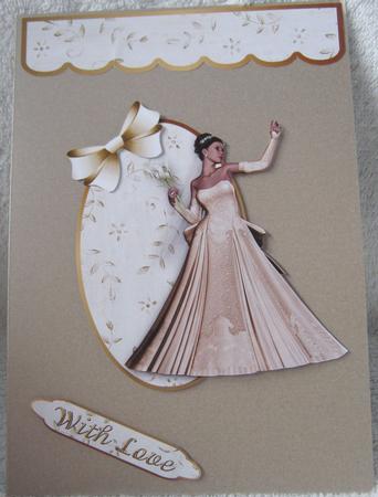 The Blushing Brides - A6 Card Topper & Decoupage by Angela MacWillson