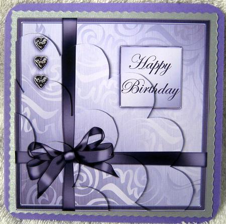 Elegant Flourish Quick Card Shell Edged Corner Side Stacker by Angela MacWillson