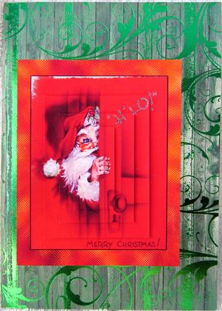 Hello from Santa 2 Card Sheet by Angela MacWillson