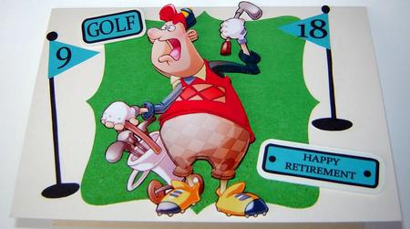 Golf Dude Decoupage Sheet. by Angela MacWillson