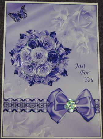 A Posy of Roses - Lilac Shades by Angela MacWillson