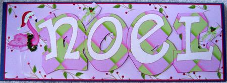 Noel Word Card by Angela MacWillson