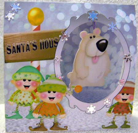 Santa's Elves Tent Card Kit by Angela MacWillson