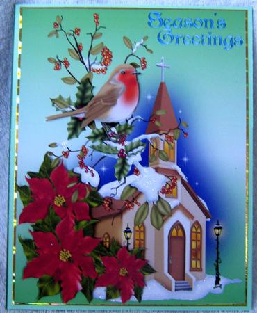 Robin Church Poinsettia Step by Step by Angela MacWillson