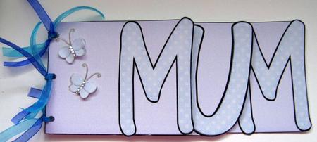 Mum Book Sheet by Angela MacWillson