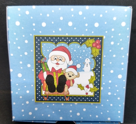 3D Christmas Santa Claus Top Drawer Cards Bumper Kit by Angela Murray
