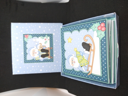 3D Christmas Santa Claus Top Drawer Cards Bumper Kit by Angela Murray