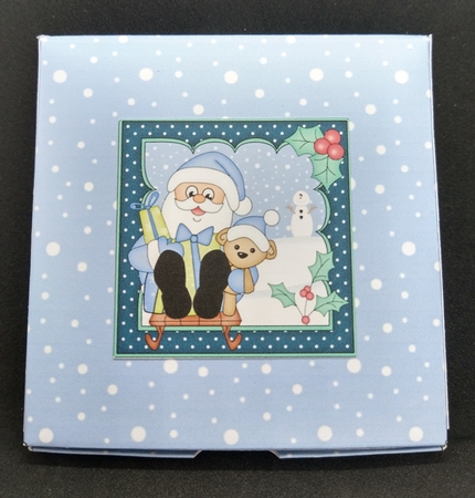 3D Christmas Santa Claus Top Drawer Cards Bumper Kit by Angela Murray