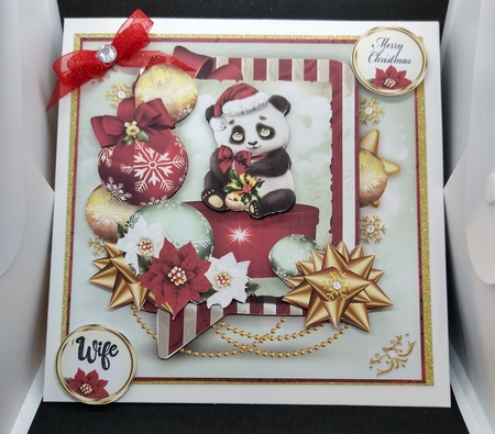 Christmas Winter Cute Panda Mini Kit by Angela Murray