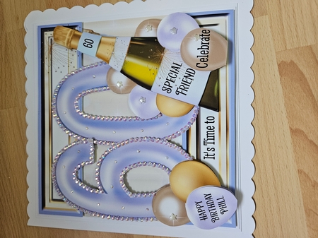 Special Birthday Champagne Celebration Bumper Kit by Angela Sangster