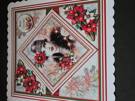 Art Deco Christmas Ladies Mini Page Kit by Angela Sangster