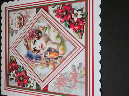 Art Deco Christmas Ladies Mini Page Kit by Angela Sangster