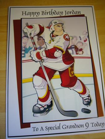 Ice Hockey Dude by Angela Sangster