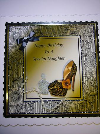 Shoe & Perfume Bottle - Daughter Birthday by Angela Sangster