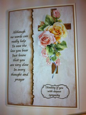 Sympathy Cross by Angela Sangster