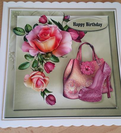 Pink Shoes and Bag by Angela Sangster