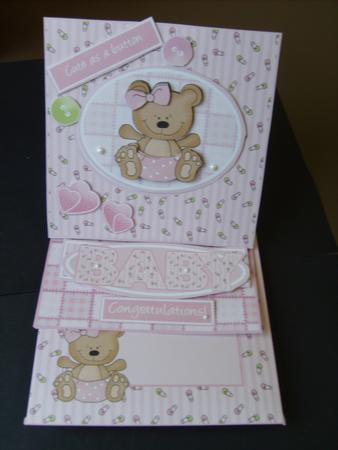 It's a Girl! Easel Card Kit by ANGELA STYLES