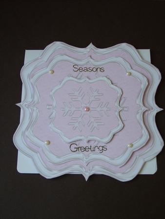 Fancy Snowflake Toppers (pink) by ANGELA STYLES
