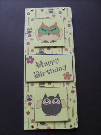 Owls Backing Paper by ANGELA STYLES