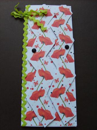 Poppy & Butterfly Wishes Background by ANGELA STYLES