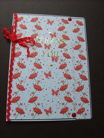 Poppy & Butterfly Wishes Card Fronts by ANGELA STYLES