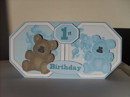 Plate Card 1st 2nd 3rd Birthday by ANGELA STYLES