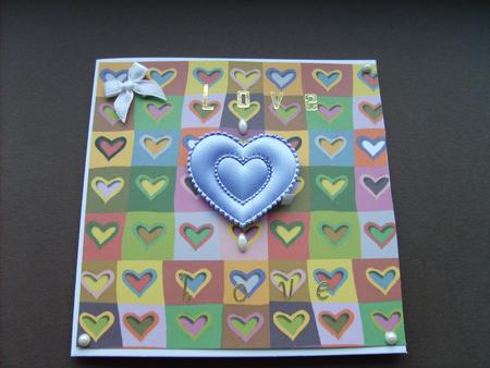 Heart Patches Background by ANGELA STYLES