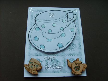 Time for Tea Background Sheet by ANGELA STYLES