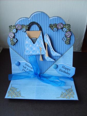 Purse & Shoes Spring Top Card by ANGELA STYLES