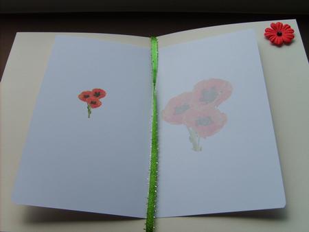 Poppy Trio on White Insert by ANGELA STYLES