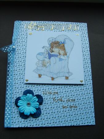 Blue Music Note Background Paper by ANGELA STYLES
