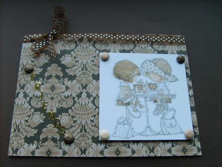 Textile - Brown & Gold by ANGELA STYLES