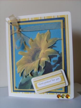 Sunflower Decoupage by ANGELA STYLES