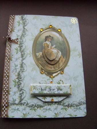Vintage Lady Reading a Book by ANGELA STYLES