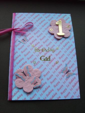 Happy 1st Birthday Background by ANGELA STYLES