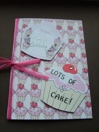 Valentine's Cupcakes Backing Paper (misty Rose) by ANGELA STYLES