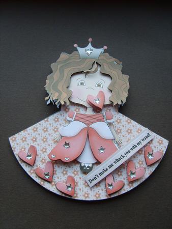 My Princess Wobble Card by ANGELA STYLES