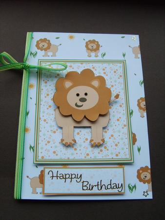Reggie the Lion in the Sun Paper by ANGELA STYLES