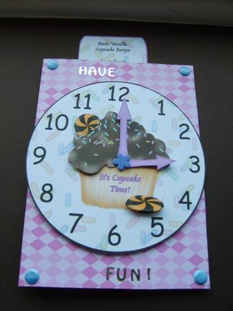 Cupcake Clock by ANGELA STYLES